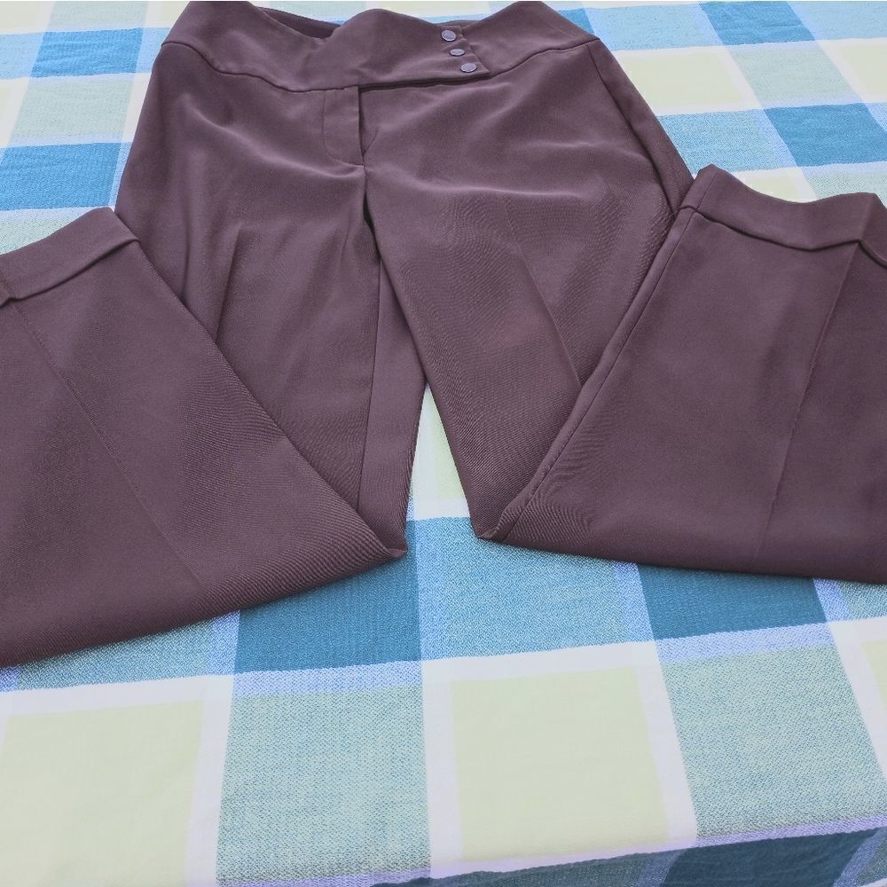 Uniform John Paul Richard 6 Stretch HighWaist FullLength Zipper Button Cuff Wome